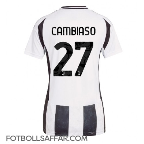 Juventus Andrea Cambiaso #27 Hemmatröja Dam 2024-25 Kortärmad